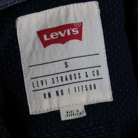 Levi's Men's Button Down Collar Shirt L/S Small - Picture 7 of 7